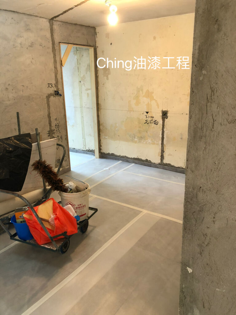 九龍公屋油漆工程-400呎單位施工細節