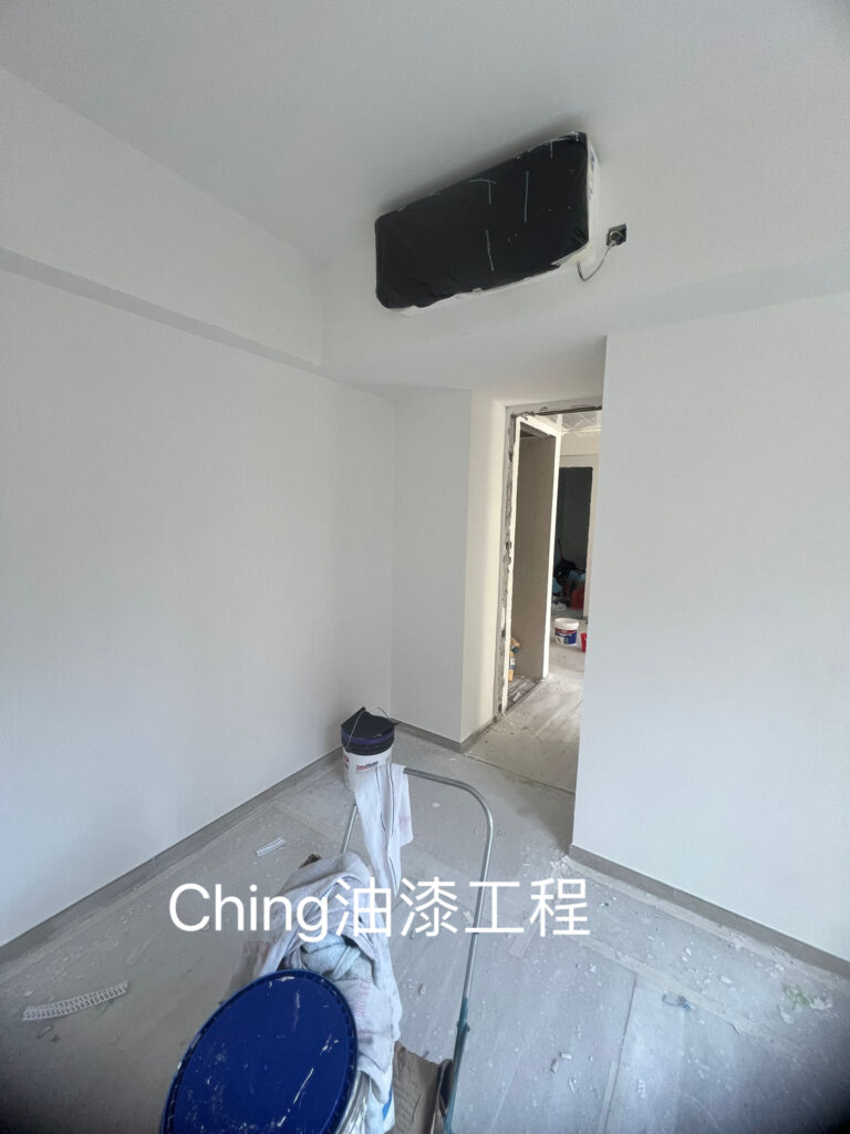 沙田油漆工程-立邦批牆灰施工細節